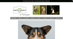 Desktop Screenshot of dietierfotografin.de